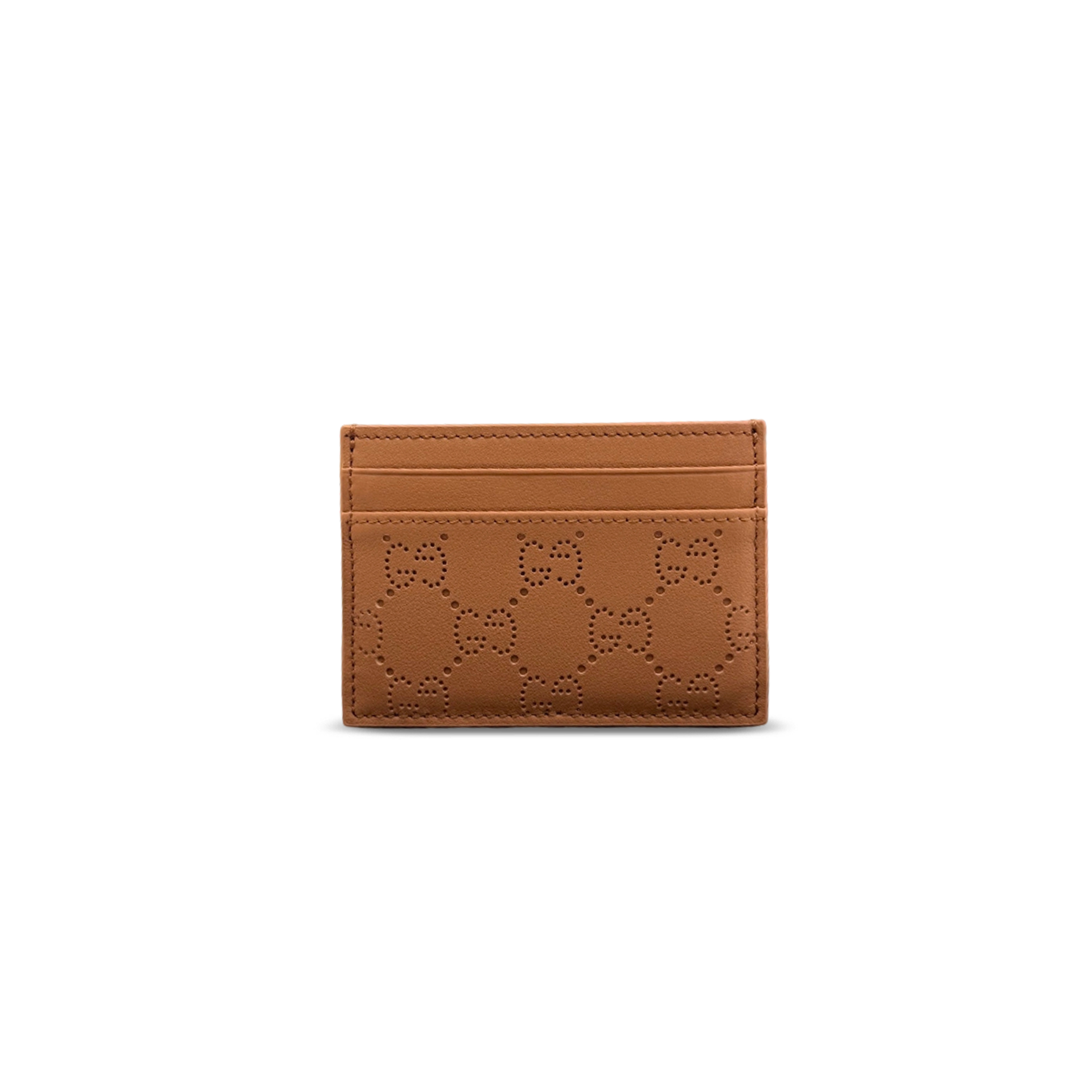 GUCCI PERFORATED GG CARD CASE 876084 (9.9*6.9cm)